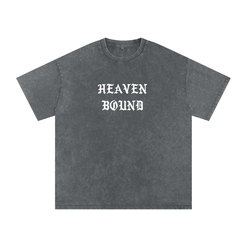 "Born Again / Heaven Bound" Heavyweight Earth Tone T-Shirt