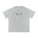 "Firm Foundation / He Won't Fail" Snow Washed Oversized Cotton T-Shirt