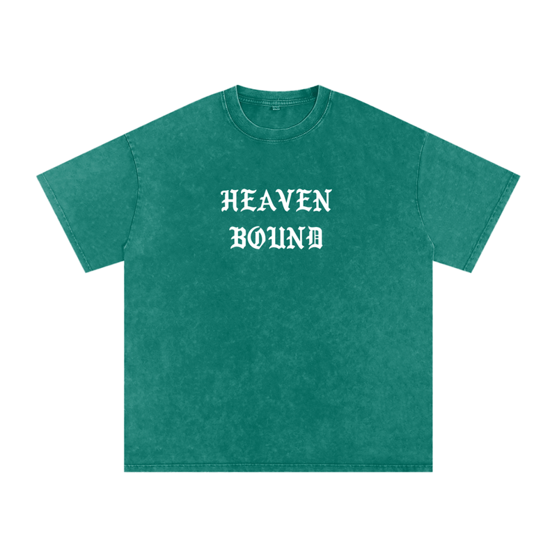 "Born Again / Heaven Bound" Heavyweight Earth Tone T-Shirt