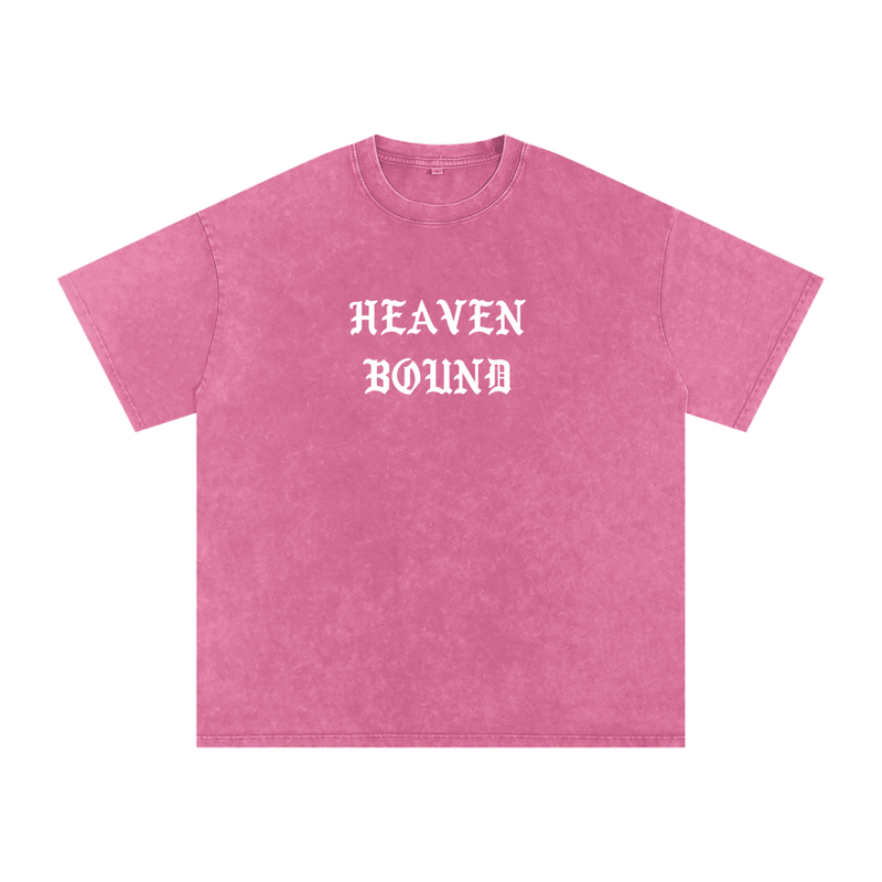 "Born Again / Heaven Bound" Heavyweight Earth Tone T-Shirt