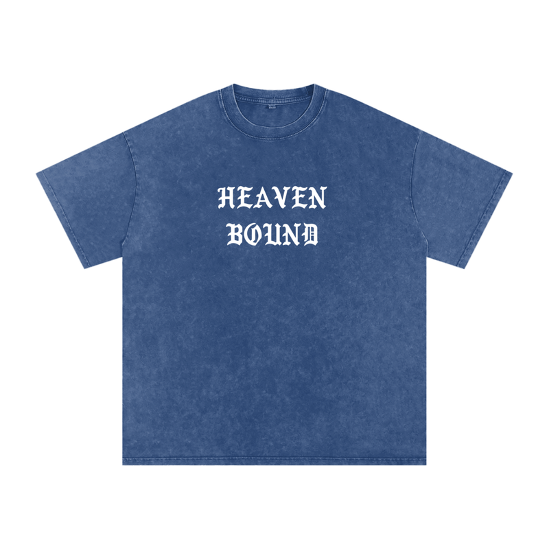"Born Again / Heaven Bound" Heavyweight Earth Tone T-Shirt