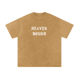 "Born Again / Heaven Bound" Heavyweight Earth Tone T-Shirt