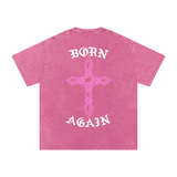 "Born Again / Heaven Bound" Heavyweight Earth Tone T-Shirt