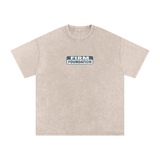 "Firm Foundation / He Won't Fail" Snow Washed Oversized Cotton T-Shirt