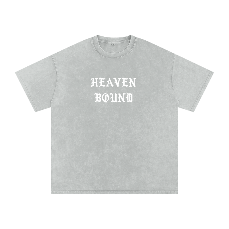 "Born Again / Heaven Bound" Heavyweight Earth Tone T-Shirt