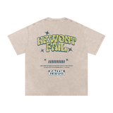 "Firm Foundation / He Won't Fail" Snow Washed Oversized Cotton T-Shirt