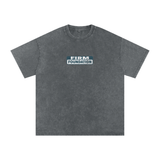 "Firm Foundation / He Won't Fail" Snow Washed Oversized Cotton T-Shirt